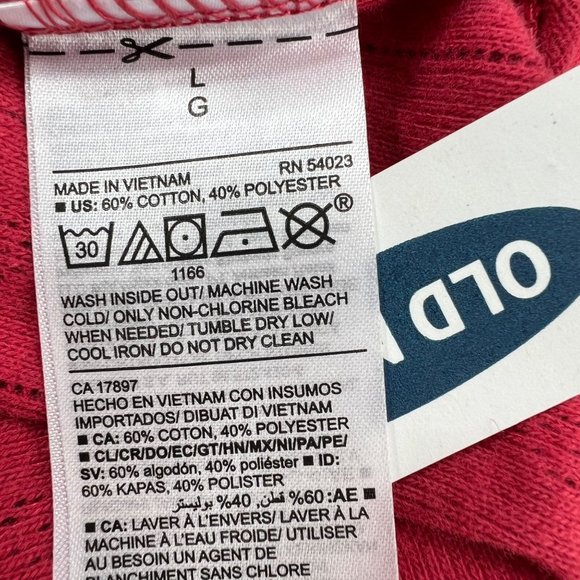 Old Navy Pointelle Ribbed Scoop Neck Top Love Song Women’s Large - Picture 9 of 11